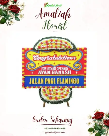 Sewa Papan Bunga Amansari